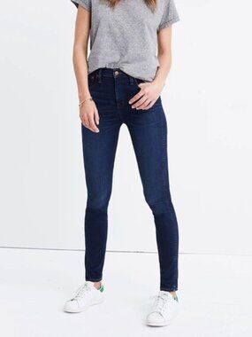 NWOT Madewell Tall Curvy High-Rise Skinny Jeans in Larkspur Wash - Size 27 Tall